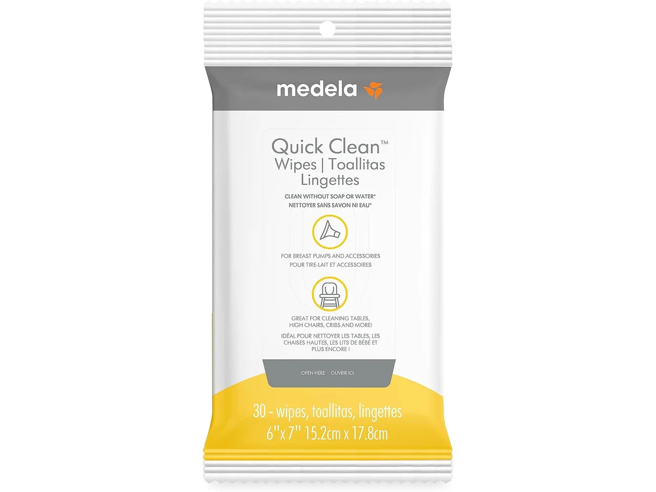Quick Clean Breast Pump Accessory Wipes