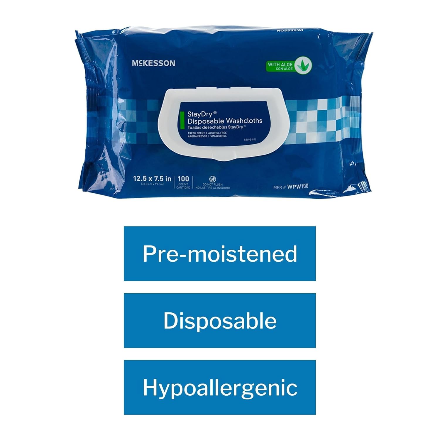 Personal Cleansing Wipe StayDry® Soft Pack Scented