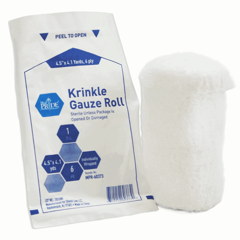 Krinkle Gauze Roll N/S 100/cs