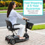 3 Wheel Mobility Scooter - Electric Long Range Powered Wheelchair