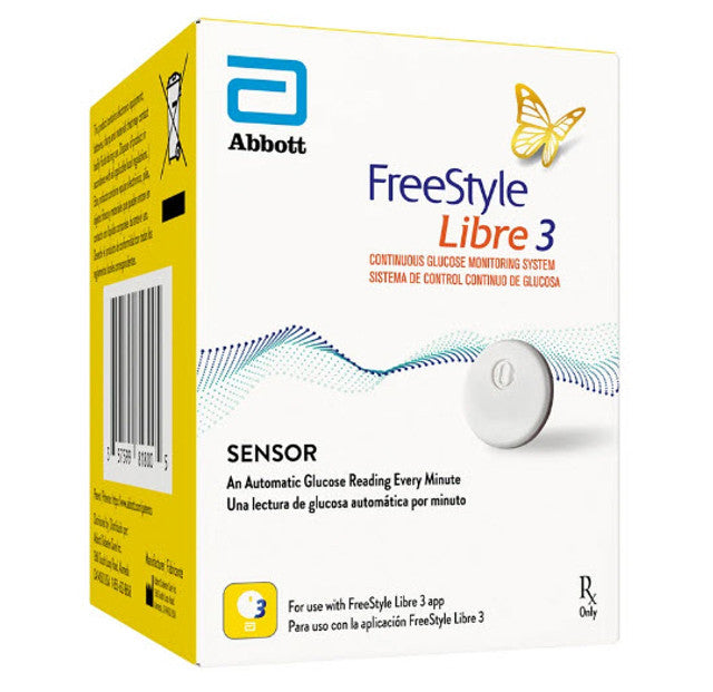 LIBRE 3 FreeStyle Sensor (3 pack)