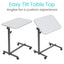 Compact Overbed Table Easy Tilt