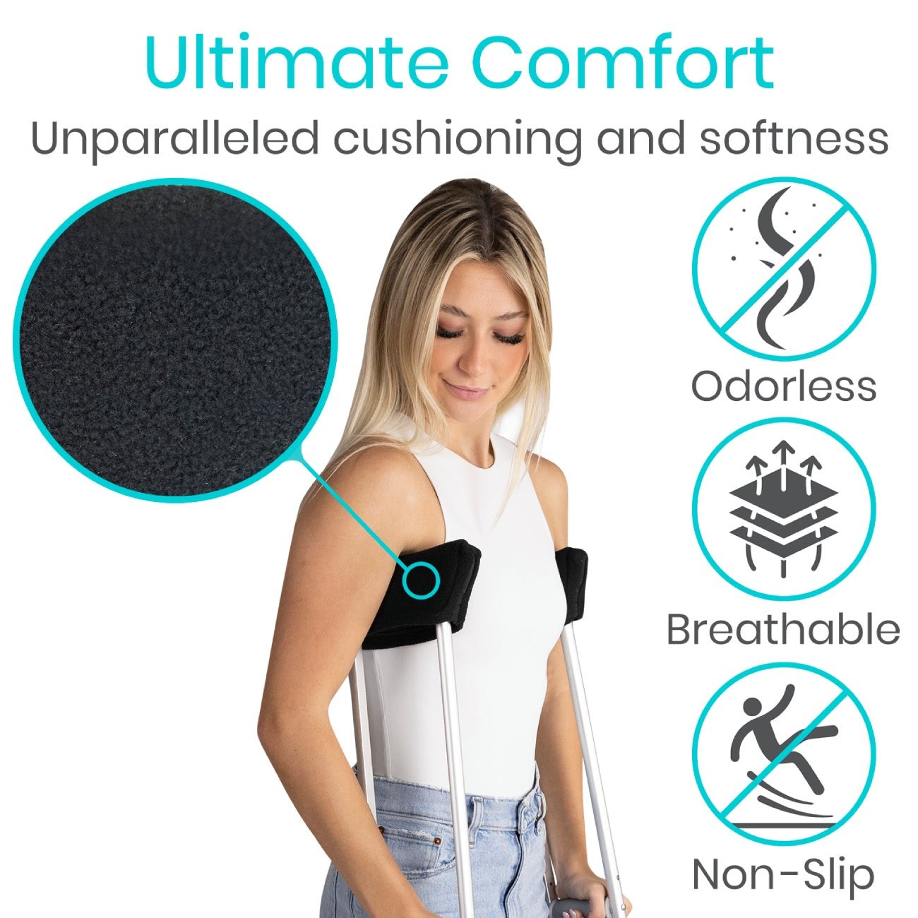 Fleece Crutch Pad Cushion