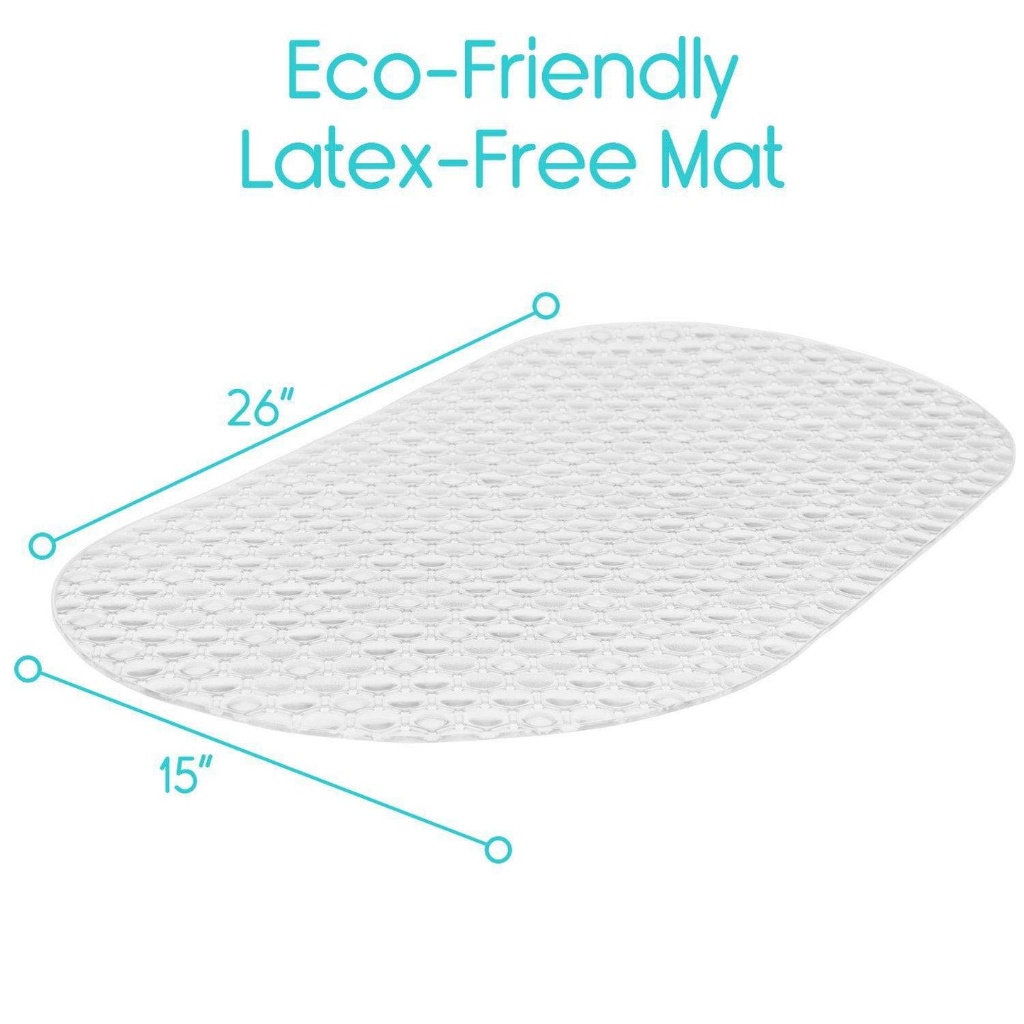 26" Oval Bath Mat