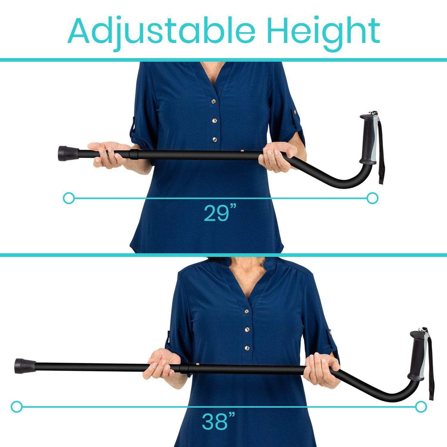 Offset Cane | Adjustable Height