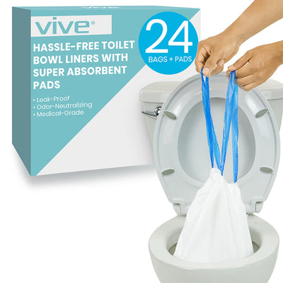 Toilet Bowl Liners 24 Pack