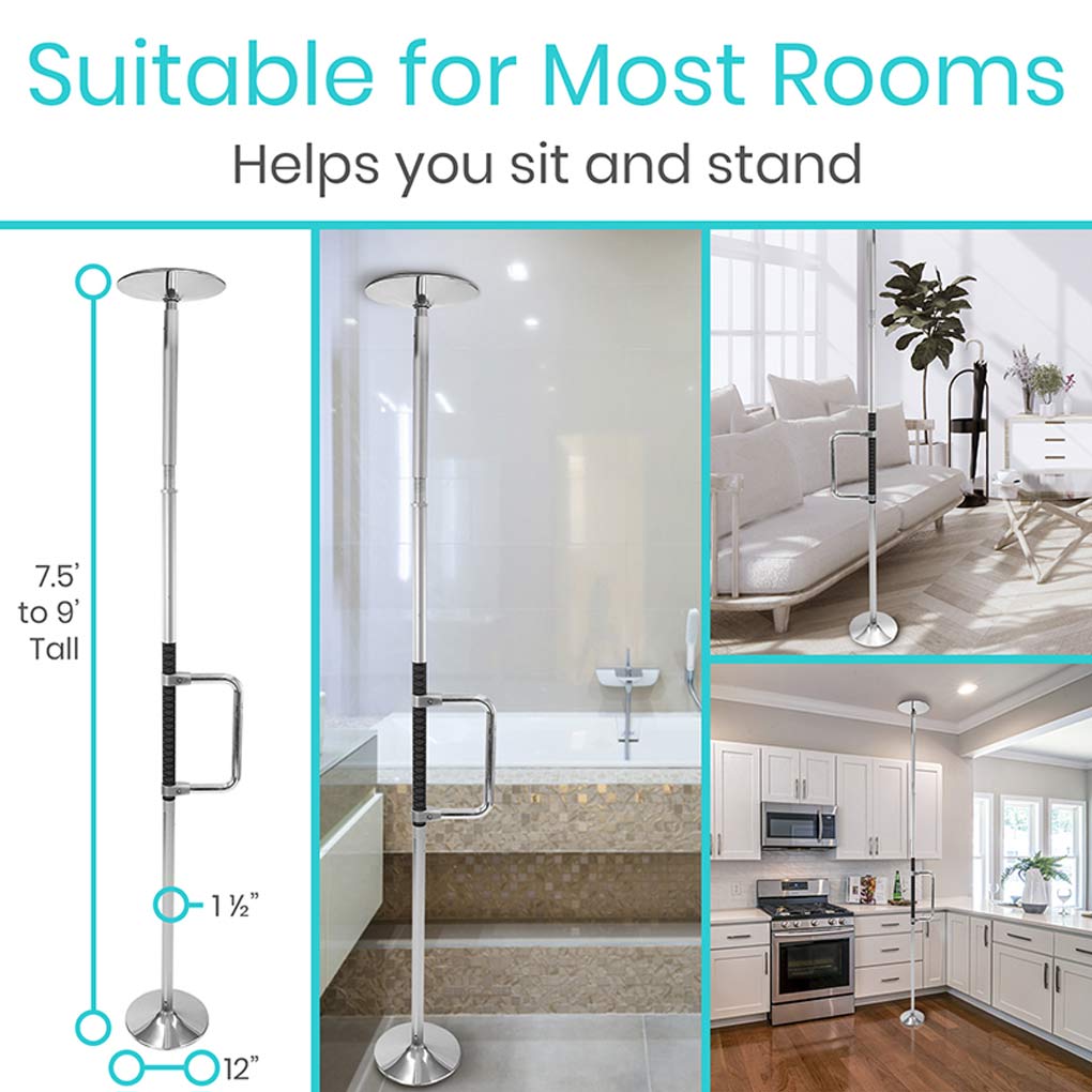 Floor to Ceiling Grab Bar