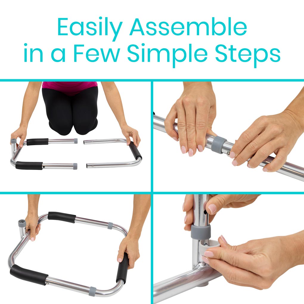 Easily Assemble Bed Assist Foot Bar