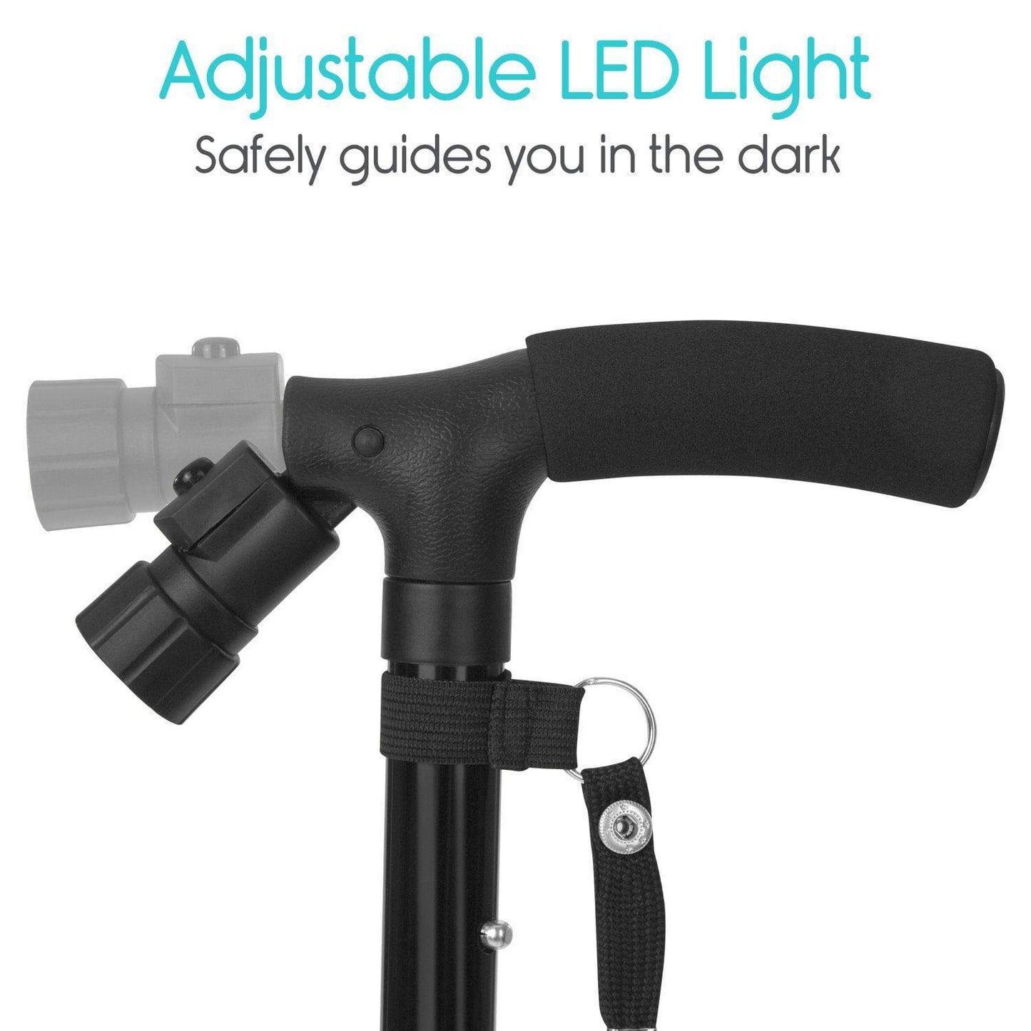 LED Folding Cane | Adjustable LED Light