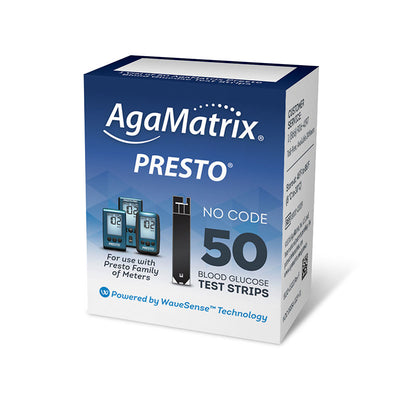 AgaMatrix Presto Test Strips 50/Box