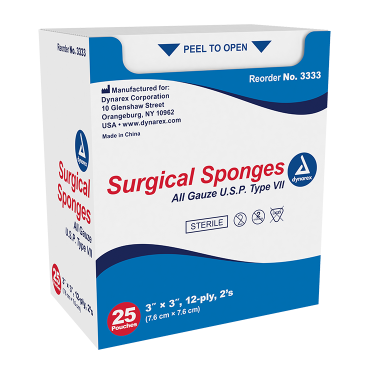 Gauze Sponges & Pads - Sterile & Non-Sterile