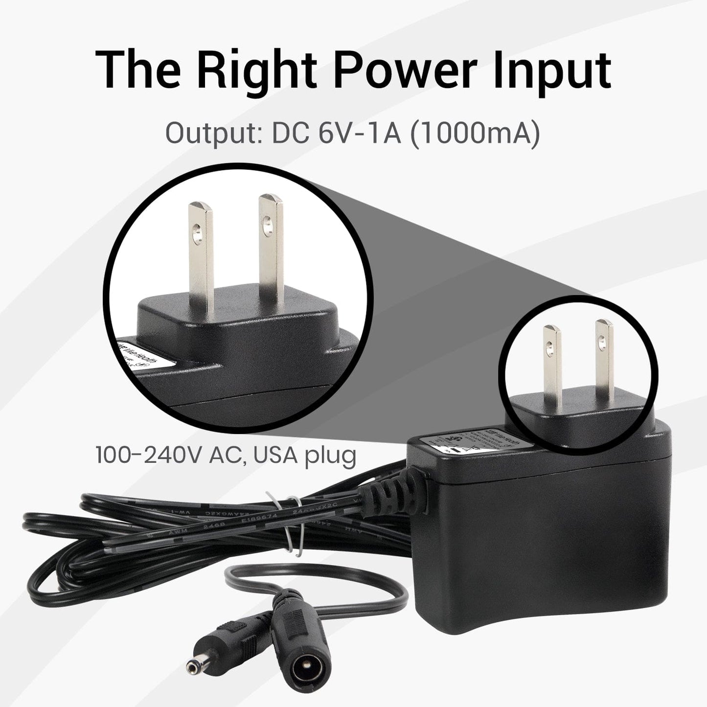 6V Power Adapter