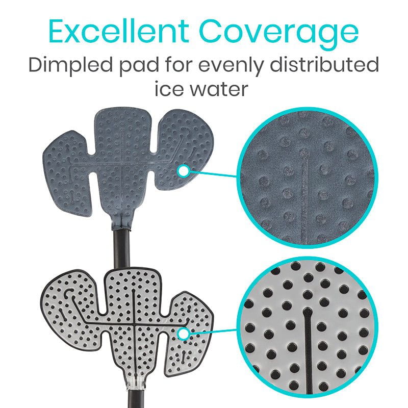 Excellent Coverage Dimpled pad for evenly distributed ice water