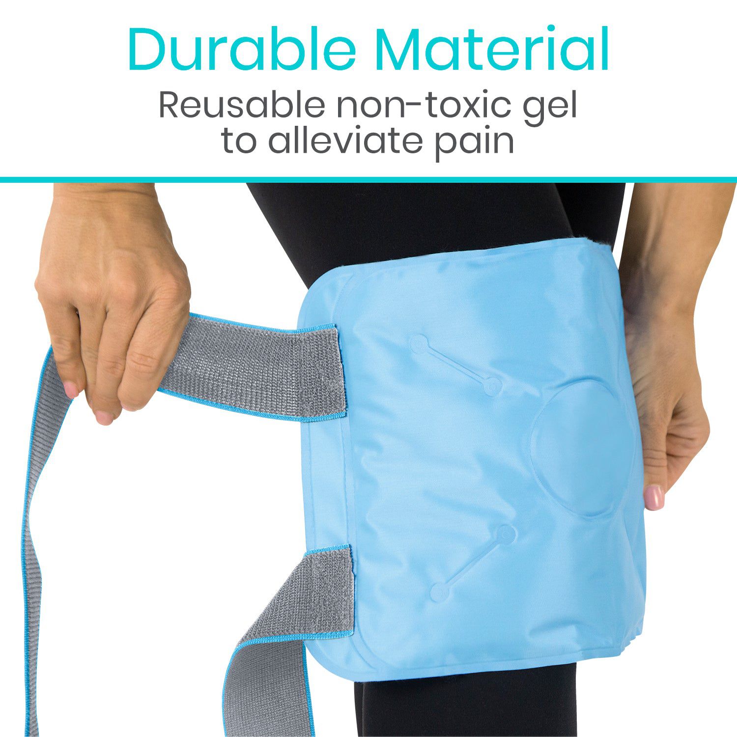 Durable Material. Reusable non-toxic gel to alleviate pain