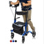 Upright Rollator - Walker with Foldable Transport Seat